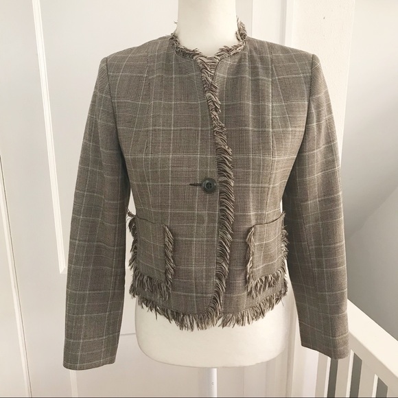 Harve Benard Jackets & Blazers - 🌻5/$25 Harvé Benard Wool Fringe Blazer